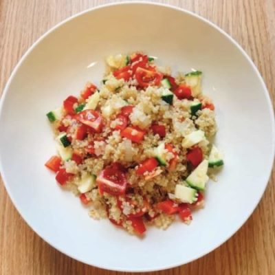 【CHICO's Recipe】キヌアのカレーソースサラダ
