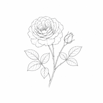 ダマスクバラ花水